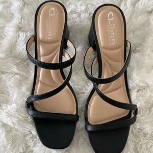 CL by Laundry Block Heel Sandals NEW